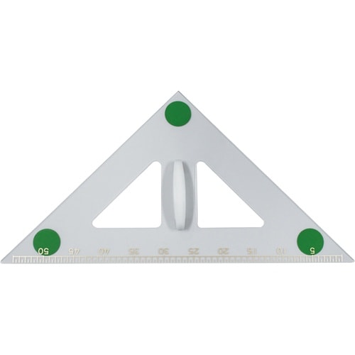 透明PETボトルリサイクル三角定規 長辺