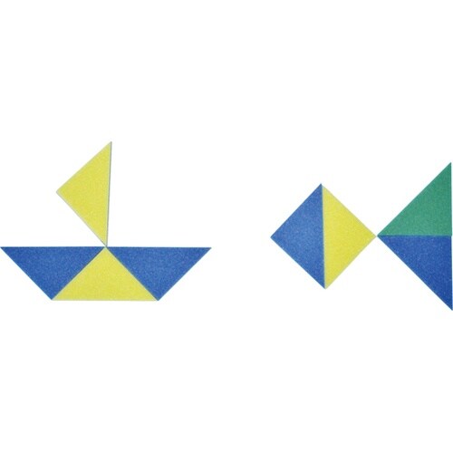 しきつめ色板・グループ用 かたちづくり(