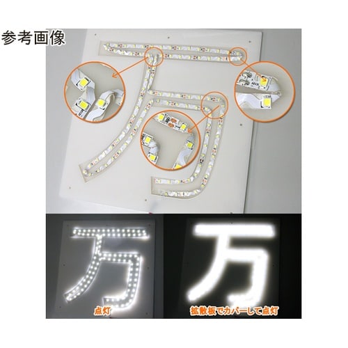 S字型LEDテープライト 2835型 3