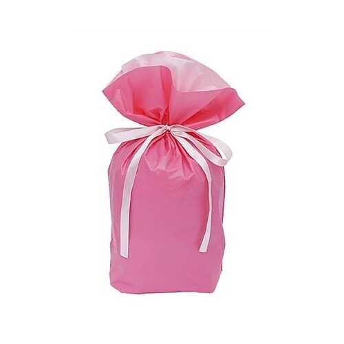【20枚】梨地リボン付きギフトバッグ ピ