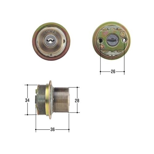MCY−427 MIWA取替用シリンダー