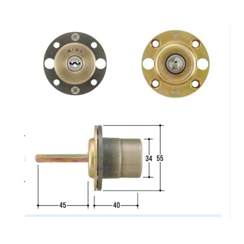 MCY−453 MIWA取替用シリンダー