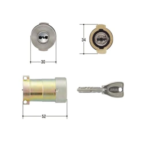 MCY−486 MIWA取替用シリンダー