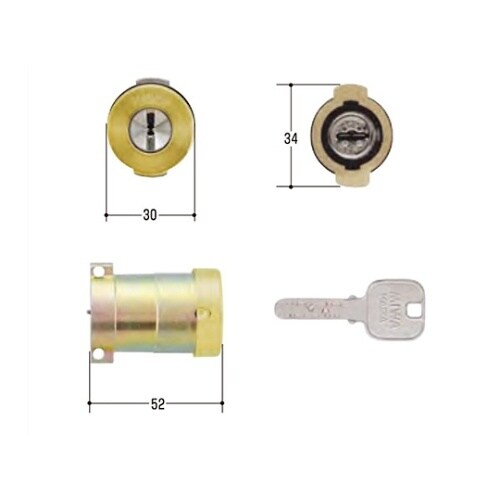 MCY−489 MIWA取替用シリンダー