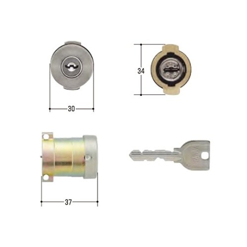 MCY−490 MIWA取替用シリンダー