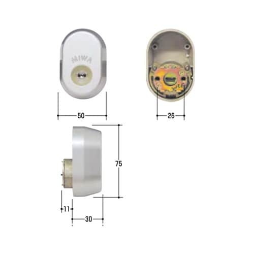 MCY−511 MIWA取替用シリンダー