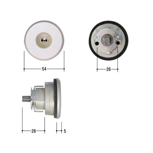 MCY−513 MIWA取替用シリンダー