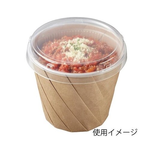 おりがみカップ M 茶 20個 0047