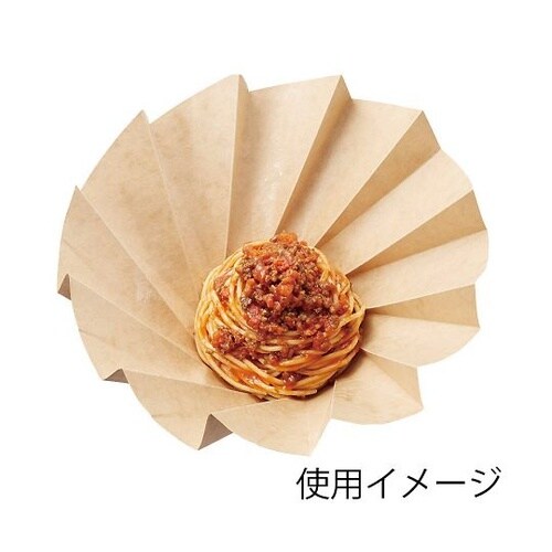 おりがみカップ M 茶 20個 0047