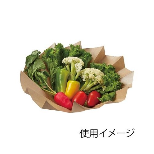 おりがみカップ M 茶 20個 0047