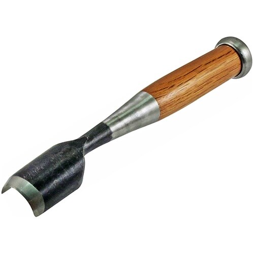 木彫半月 桐箱入