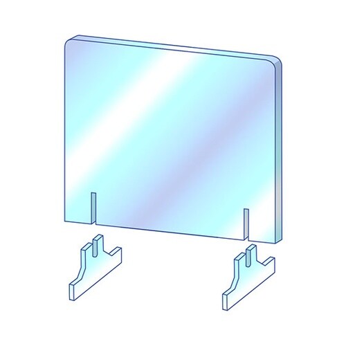 飛沫防止パーテーションLサイズ(窓無し)