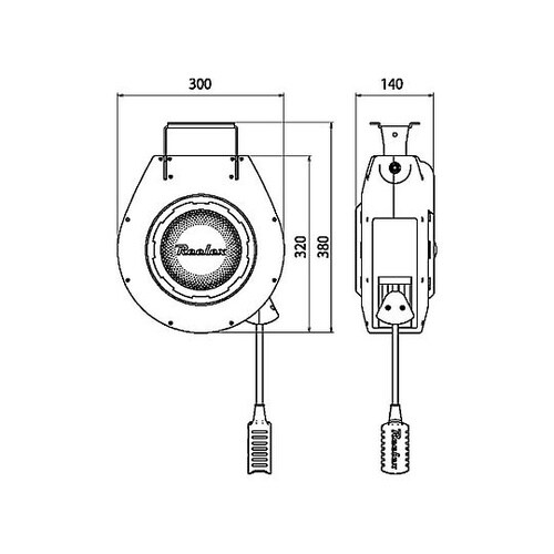8.0mmx10m 自動巻エアーホースリ