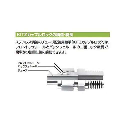 1/4”xG1/8” 雌ユニオン(ステン