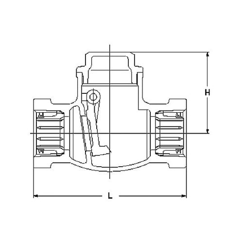 Rc 1/2” スイングチャッキバルブ
