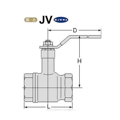 Rc 1/2” ボールバルブ(給水用/