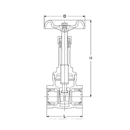 Rc 1/2” ゲートバルブ(給水用/