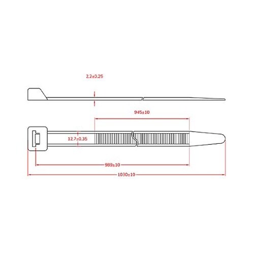 1030x12.7mm 強力結束バンド(