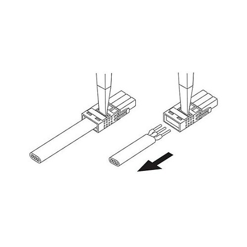 差込形電線コネクター(VVF3心用/雄/