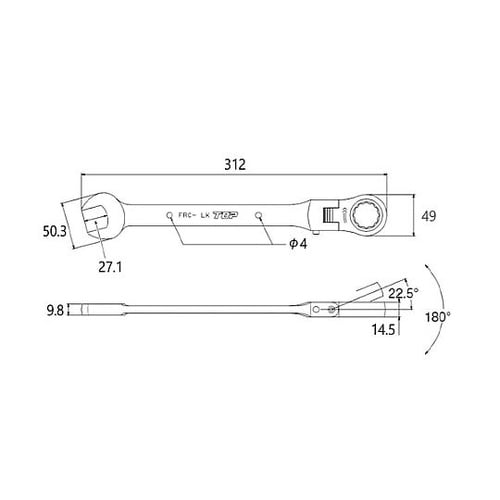 24mm ラチェットコンビネーションレン