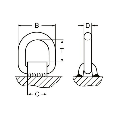 19x114mm/2.94ton 吊り環