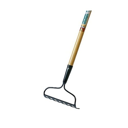 195x1340mm ガーデンレーキ(木