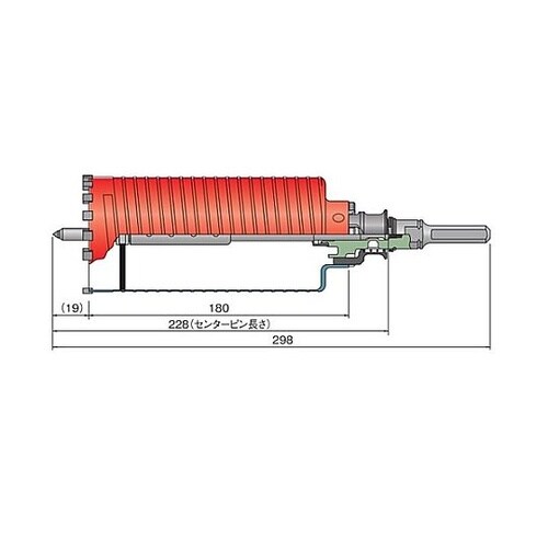 50mm 乾式ダイアモンドコアドリル E