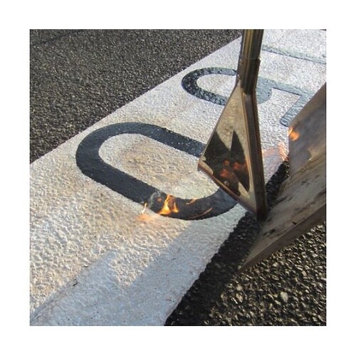 0000103642フロアサイン溶融黄線