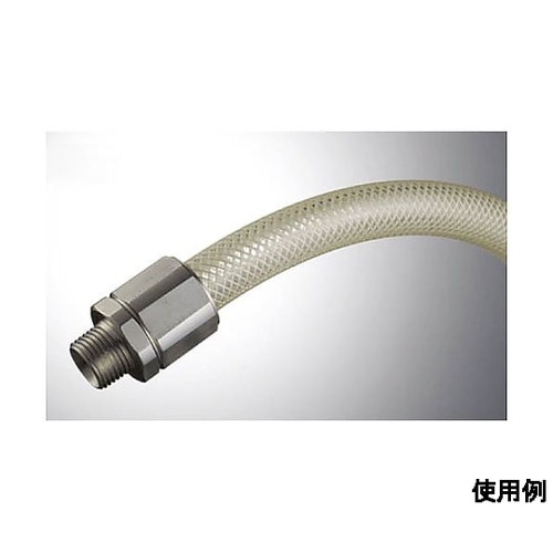 R1/2”x15−22mmナット締めニッ