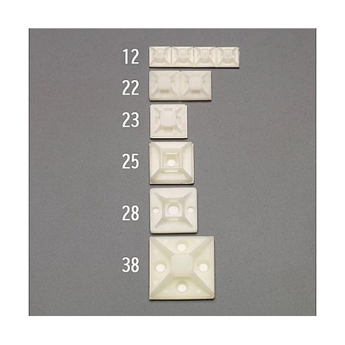 38.5x38.5mm結束バンド用ベース