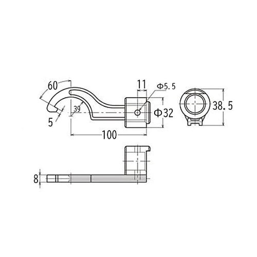 75−85mm フックヘッド(φ22mm