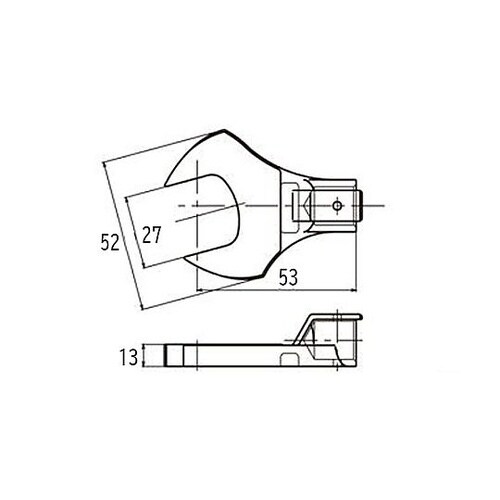 27mm スパナヘッド(φ12mm接続用