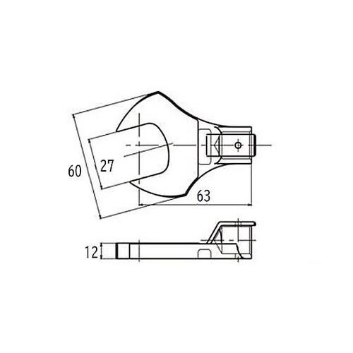27mm スパナヘッド(φ15mm接続用
