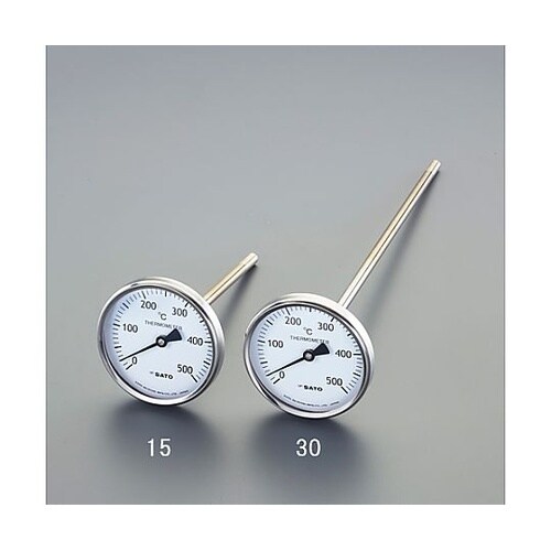 0−500℃/300mm バイメタル式温