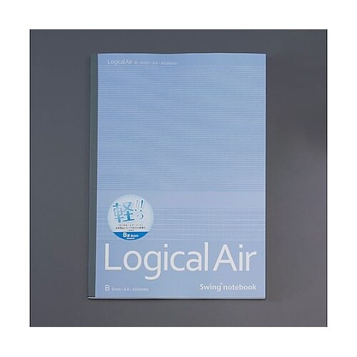 6mm 罫線A4ノート(40ページ/10