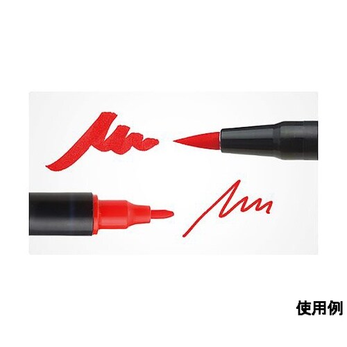 12本 水性・筆ペンセット(太/細両用)