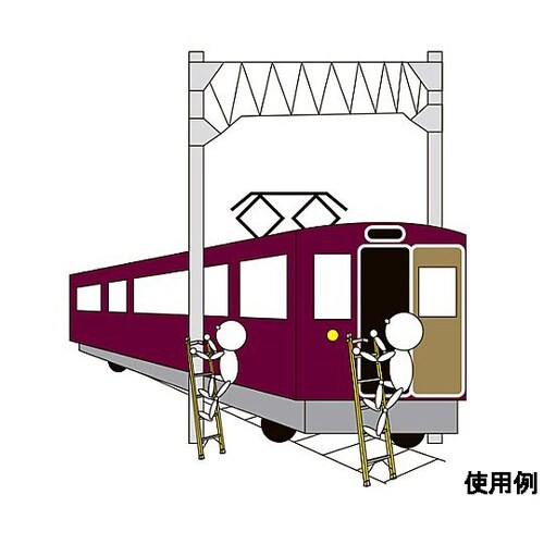 1.81m はしご(FRP製) EA90