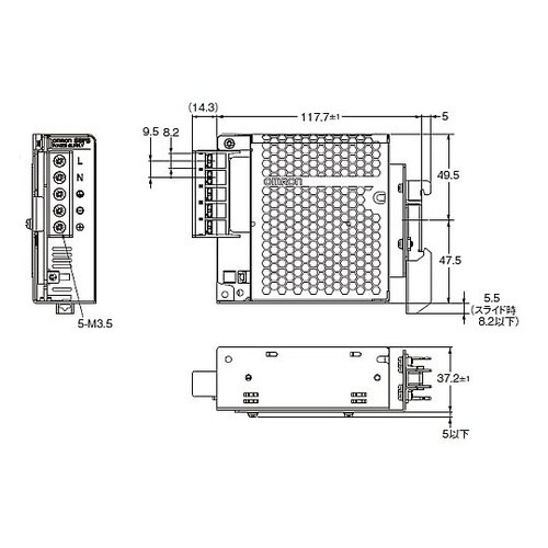 DC12V/ 50W スイッチングパワー