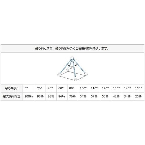 1.5 tonx2.0m 両端金具付スリ