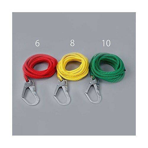 12mmx10m 介錯ロープ(緑) EA