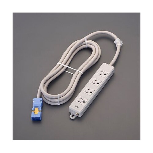 AC125V/15Ax 5m タップ(4