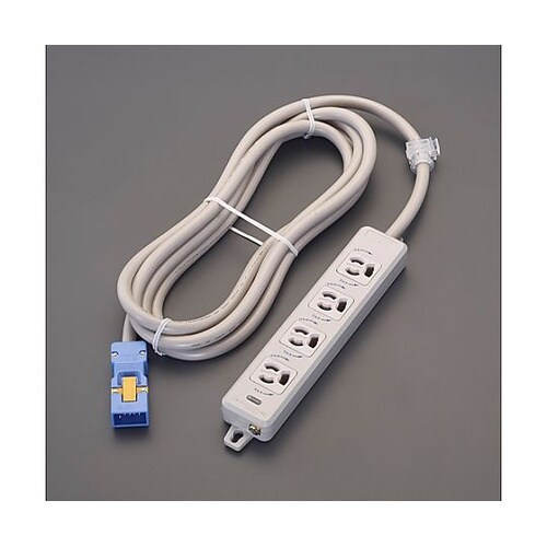 AC125V/15Ax 5m タップ(4