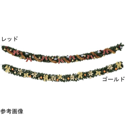 オーナメント付きグリーンクリスマスガーラ