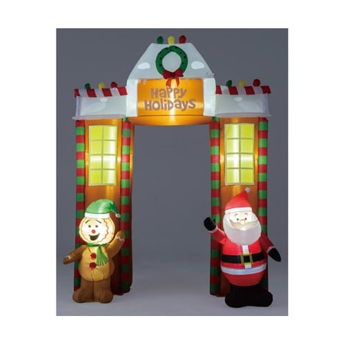 エアーブロー特大アーチ サンタ&ジンジャ