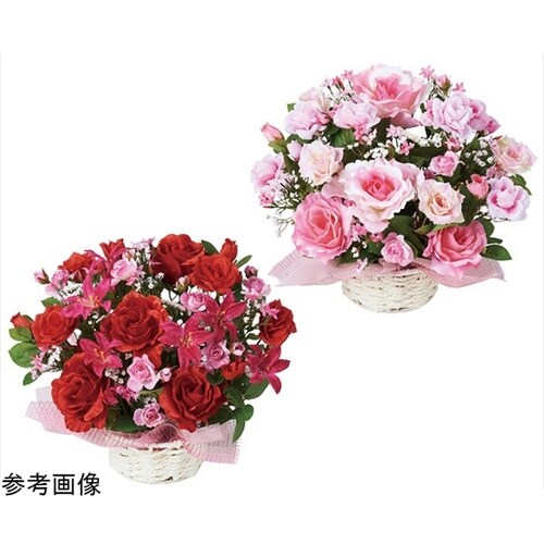 ローズかごアレンジ W36xH26cm