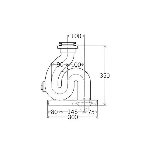 掃除流し用排水トラップ EA468HF−