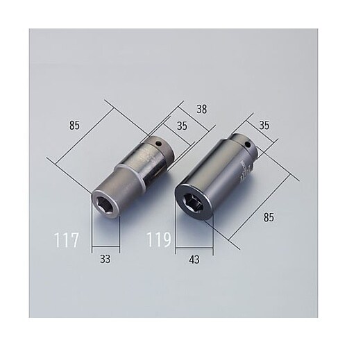 17mm プーリーボルトソケット EA6