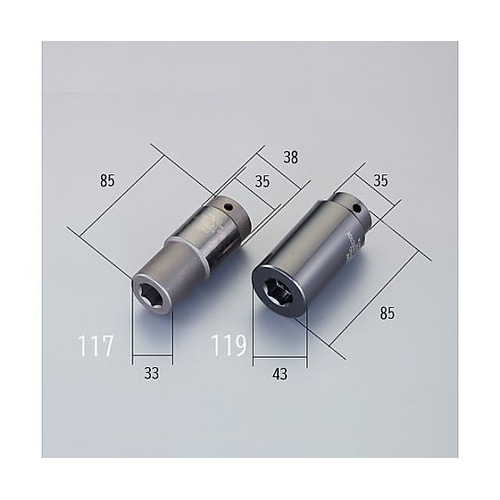19mm プーリーボルトソケット EA6