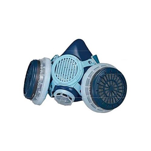 直結型防毒マスク(2缶式/伝声器付) E