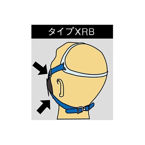 直結型防毒マスク(2缶式/伝声器付) E